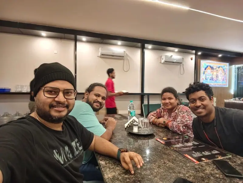 Nezler team members at an evening out together