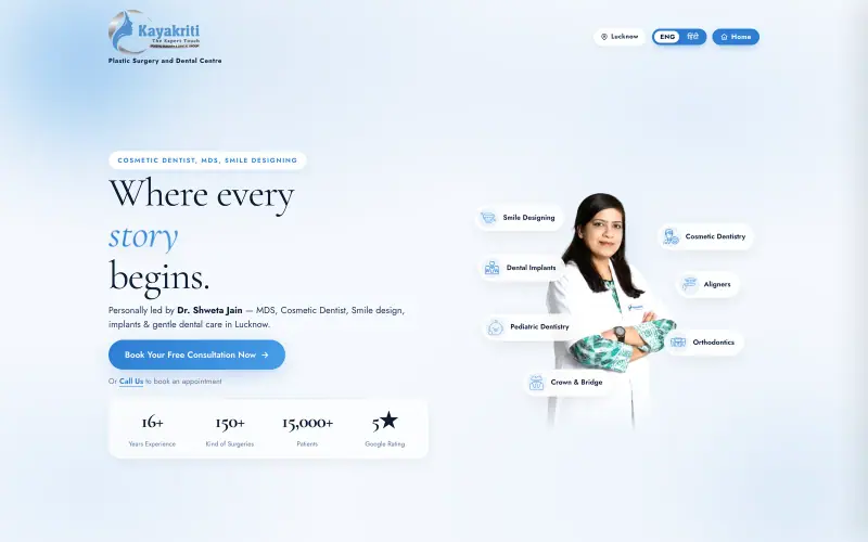 Kayakriti website homepage